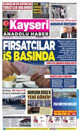 KAYSERİ ANADOLU HABER