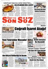 SİİRT’TE SON SÖZ