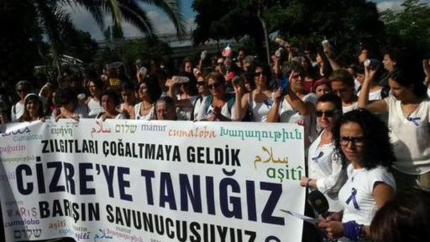 Barış İçin Kadın Girişimi üyeleri Cizre’de