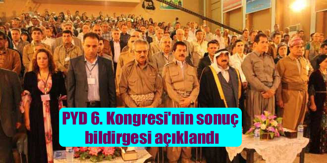 PYD 6. Kongresi’nin sonuç bildirgesi açıklandı