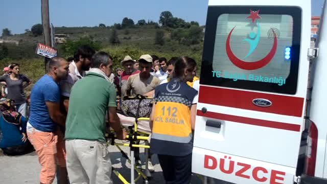 Düzce’de Trafik Kazası: 5 Yaralı