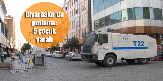 Diyarbakır’da patlama: 5 çocuk yaralı