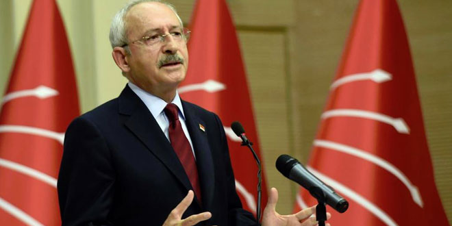 Kılıçdaroğlu: Çatışmalı sürecin bitirilmesi için adres CHP