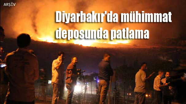 Diyarbakır’da mühimmat deposunda patlama