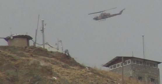 Hakkari’de helikopter hareketliliği