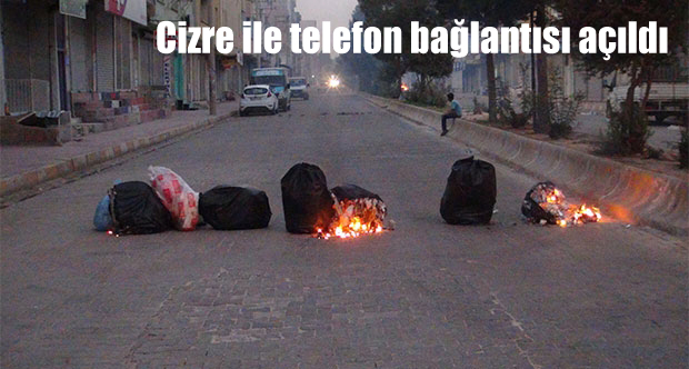 Cizre ile telefon bağlantısı açıldı