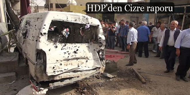 HDP’den Cizre raporu