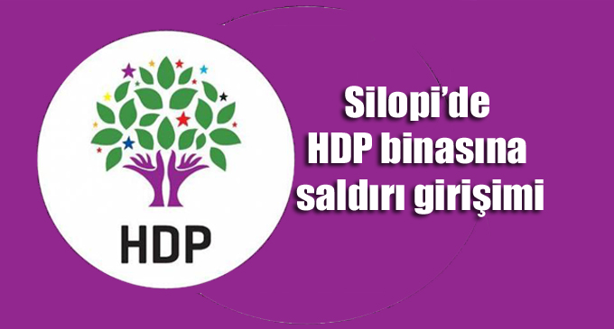 Silopi’de HDP binasına saldırı girişimi