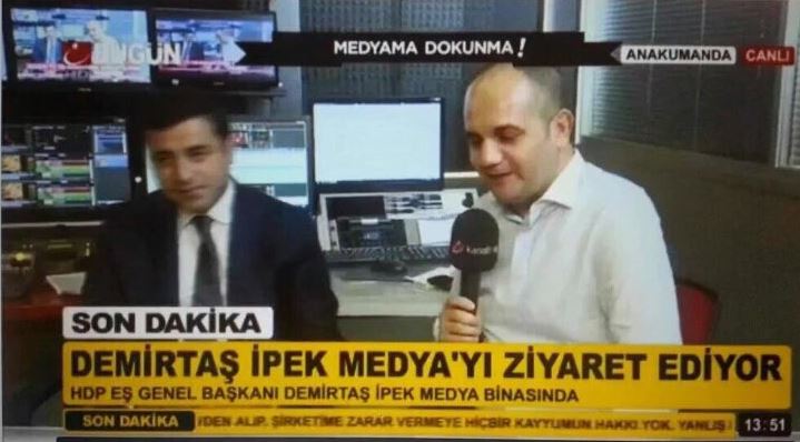 Demirtaş Bugün TV yayınına katıldı