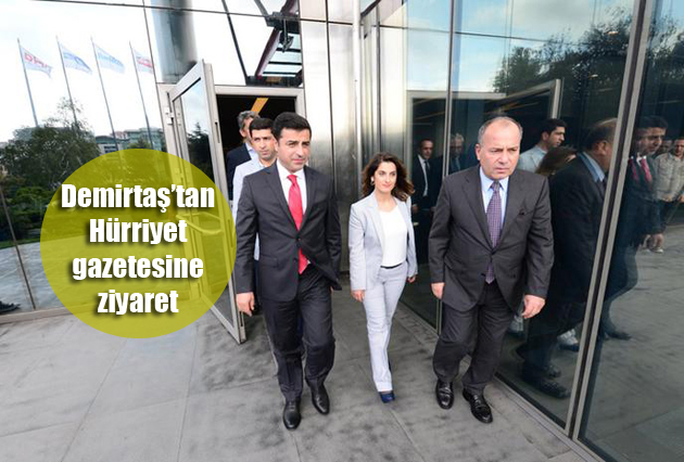 Demirtaş’tan Hürriyet gazetesine ziyaret