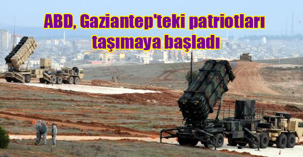 ABD, Gaziantep’teki patriotları taşımaya başladı