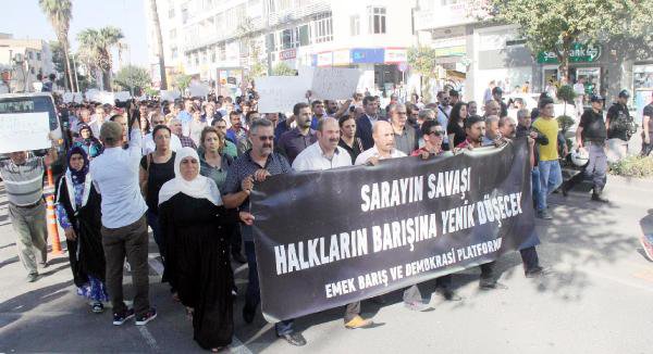 Ankara’daki Saldırı Şanlıurfa’da Yürüyüşle Protesto Edildi