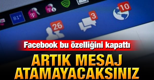 Facebook o özelliğini kapattı!