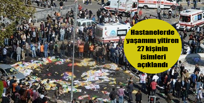 Hastanelerde yaşamını yitiren 27 kişinin isimleri açıklandı