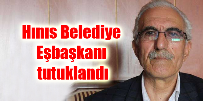 Hınıs Belediye Eşbaşkanı tutuklandı