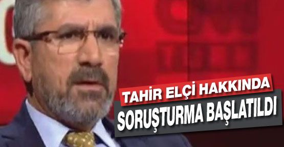 Tahir Elçi hakkında soruşturma başlatıldı