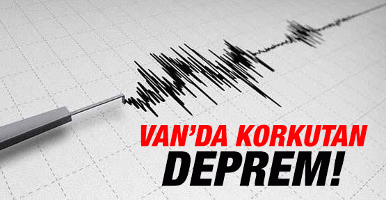 Van’da 4.8 büyüklüğünde deprem