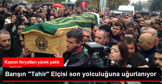 Tahir Elçi uğurlanıyor