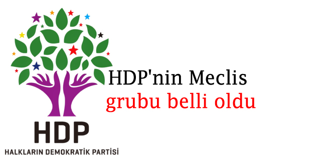 HDP’nin Meclis grubu belli oldu