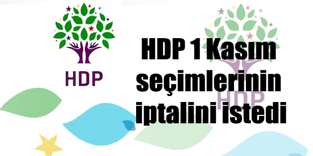 HDP, 1 Kasım seçiminin iptali için YSK’ya başvurdu