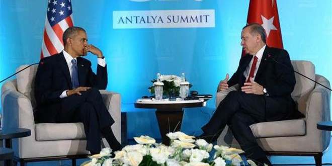 Erdoğan-Obama görüşmesi sona erdi