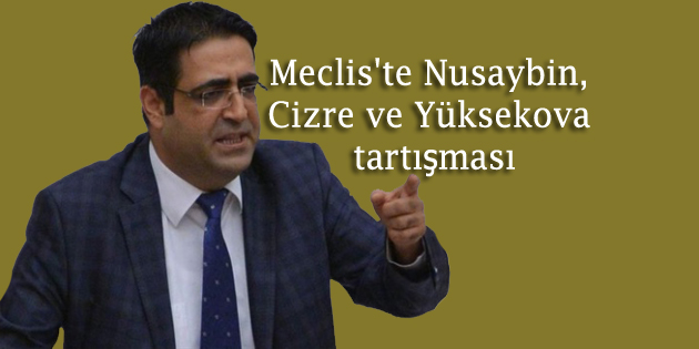 Meclis’te Nusaybin, Cizre ve Yüksekova tartışması