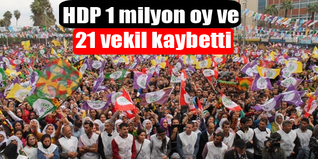 HDP, 80 vekilin 21’ini kaybetti