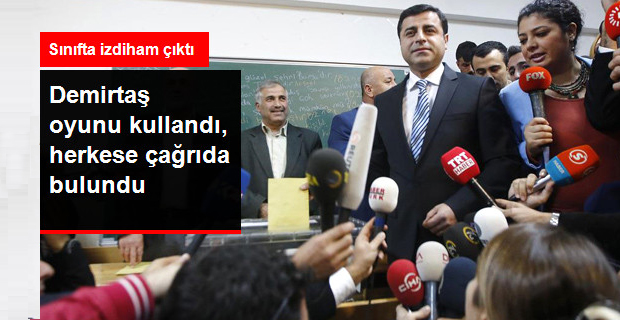 HDP Eş Genel Başkanı Selahattin Demirtaş oyunu kullandı