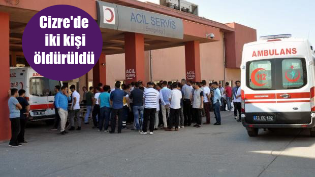 Cizre’de iki kişi öldürüldü