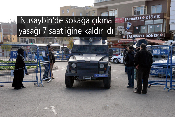 Nusaybin’de sokağa çıkma yasağı 7 saatliğine kaldırıldı