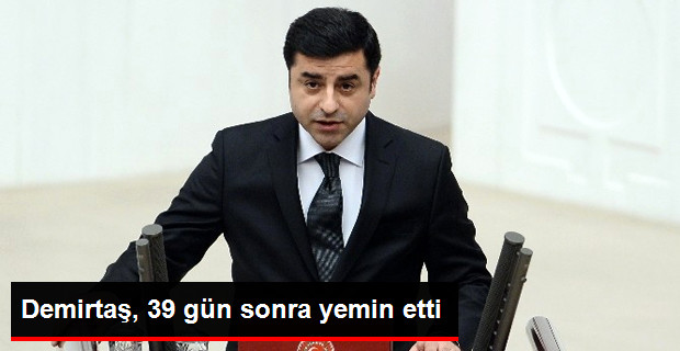 Selahattin Demirtaş Yemin Etti