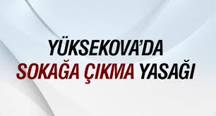 Yüksekova’da sokağa çıkma yasağı ilan edildi