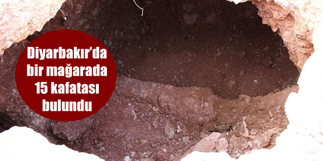 Diyarbakır’da bir mağarada 15 kafatası bulundu