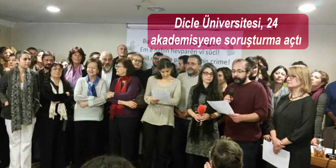 Dicle Üniversitesi, 24 akademisyene soruşturma açtı