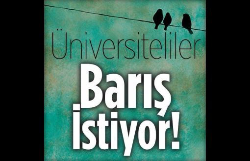 Üniversiteliler Barış İstiyor