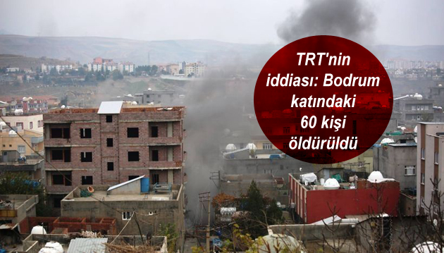 TRT’nin iddiası: Bodrum katındaki 60 kişi öldürüldü