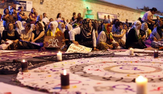 Kadınlar barış için Amed’de