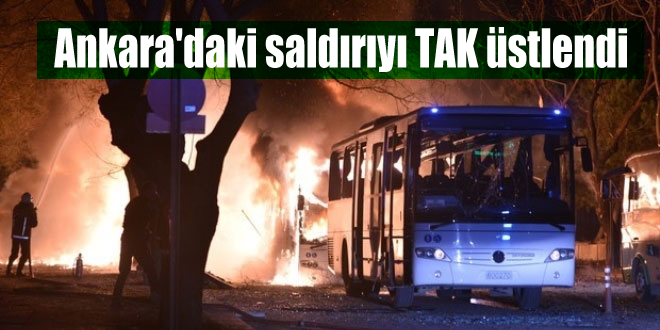 Ankara’daki saldırıyı TAK üstlendi