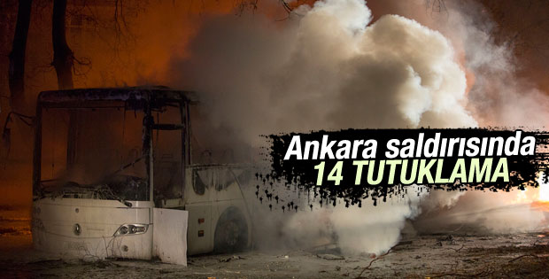 Ankara saldırısında 14 tutuklama