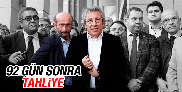 Can Dündar ve Erdem Gül tahliye edildi