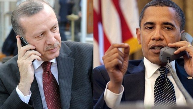 Erdoğan, Obama ile telefonda görüştü