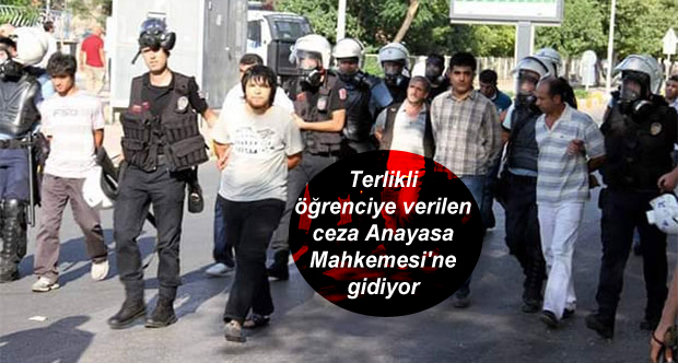 Terlikli öğrenciye verilen ceza Anayasa Mahkemesi’ne gidiyor