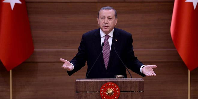 Erdoğan: Ey Amerika, bizimle misiniz yoksa PYD ve YPG ile mi?