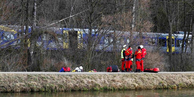 Almanya’da tren kazası