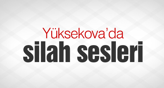 Yüksekova’da silah sesleri