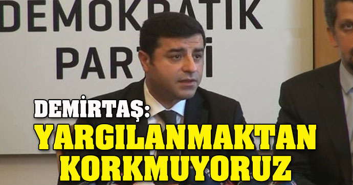 Demirtaş: ‘Bir vekilin dokunulmazlığı kaldırılırsa’