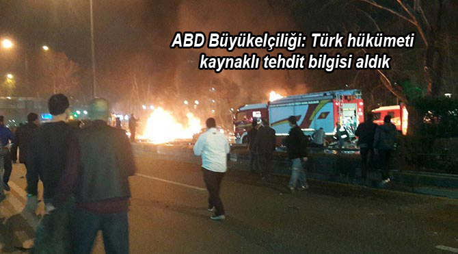 ABD Büyükelçiliği: Türk hükümeti kaynaklı tehdit bilgisi aldık