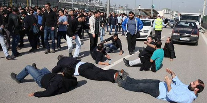 Renault işçilerine polis müdahalesi: 15 gözaltı