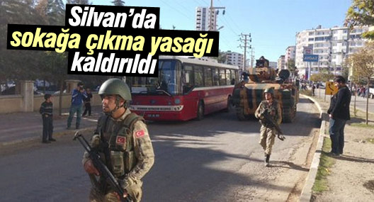 Silvan’da sokağa çıkma yasağı kaldırıldı