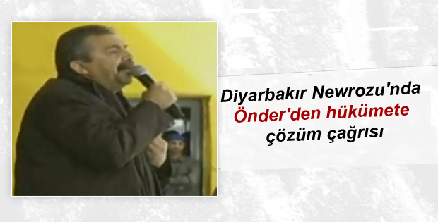 Diyarbakır Newrozu’nda Önder’den hükümete çözüm çağrısı